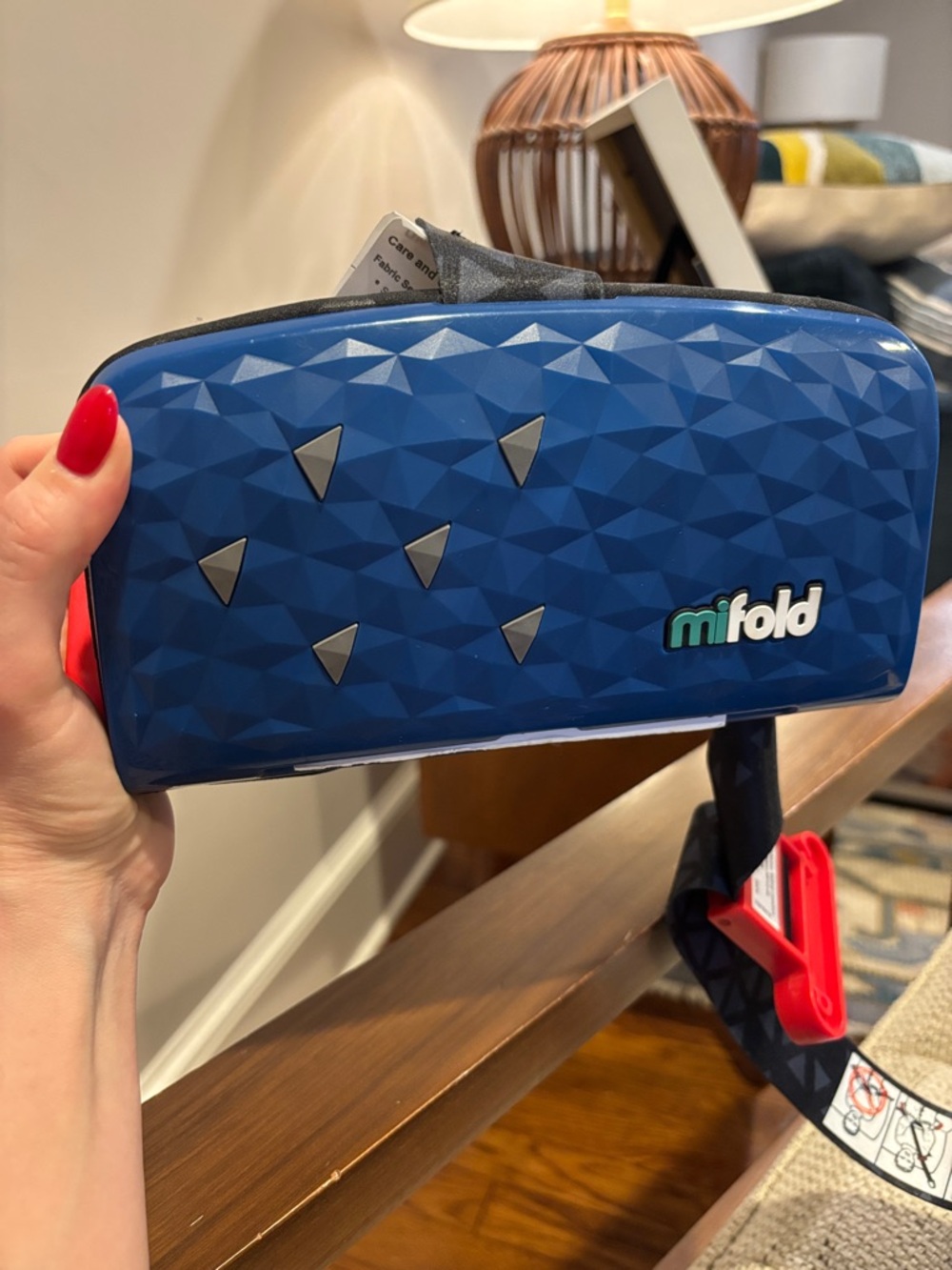 Mifold travel booster seat, almost new